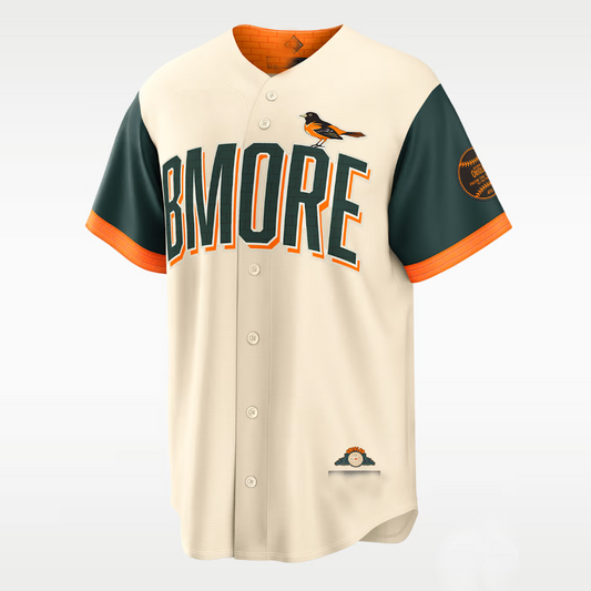 Custom Baltimore Orioles Natural 2026 City Connect Stadium Baseball Jersey