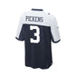D.Cowboys #3 George Pickens Navy Alternate Game American Football Jersey