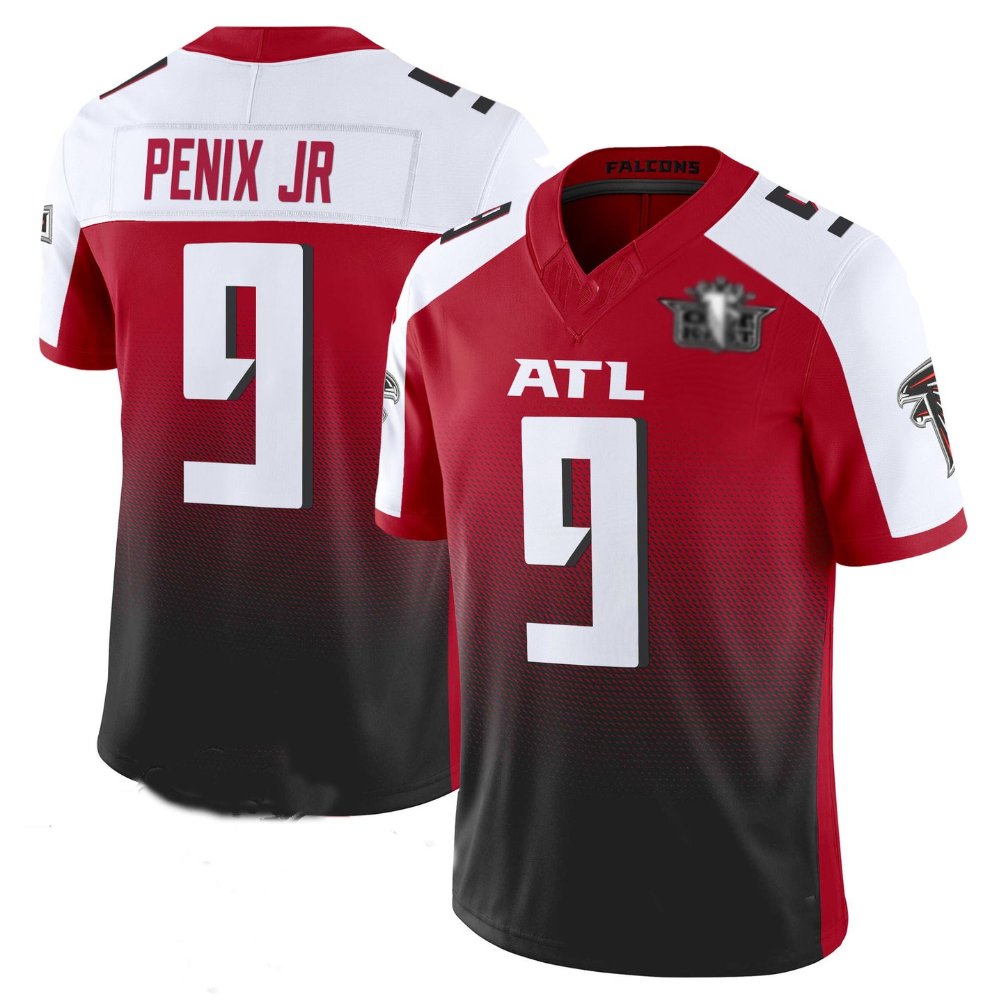 A.Falcons x Outkast #9 Michael Penix Jr Red Alternate 2024 VaporLimited V2 Stitched American Football Jerseys