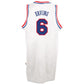 P.76ers #6 Julius Erving White Hardwood Classics Swingman Stitched American Basketball Jersey