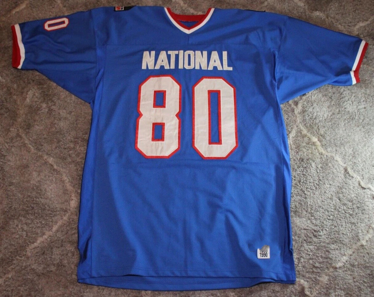 NY.Giants #80 Jerry Rice Mitchell & Ness 1990 Hawaii Pro Bowl Stitched American Football Jerseys