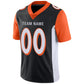 Custom C.Bengals Football Jerseys Team Player or Personalized Design Your Own Name for Men's Women's Youth Jerseys Orange