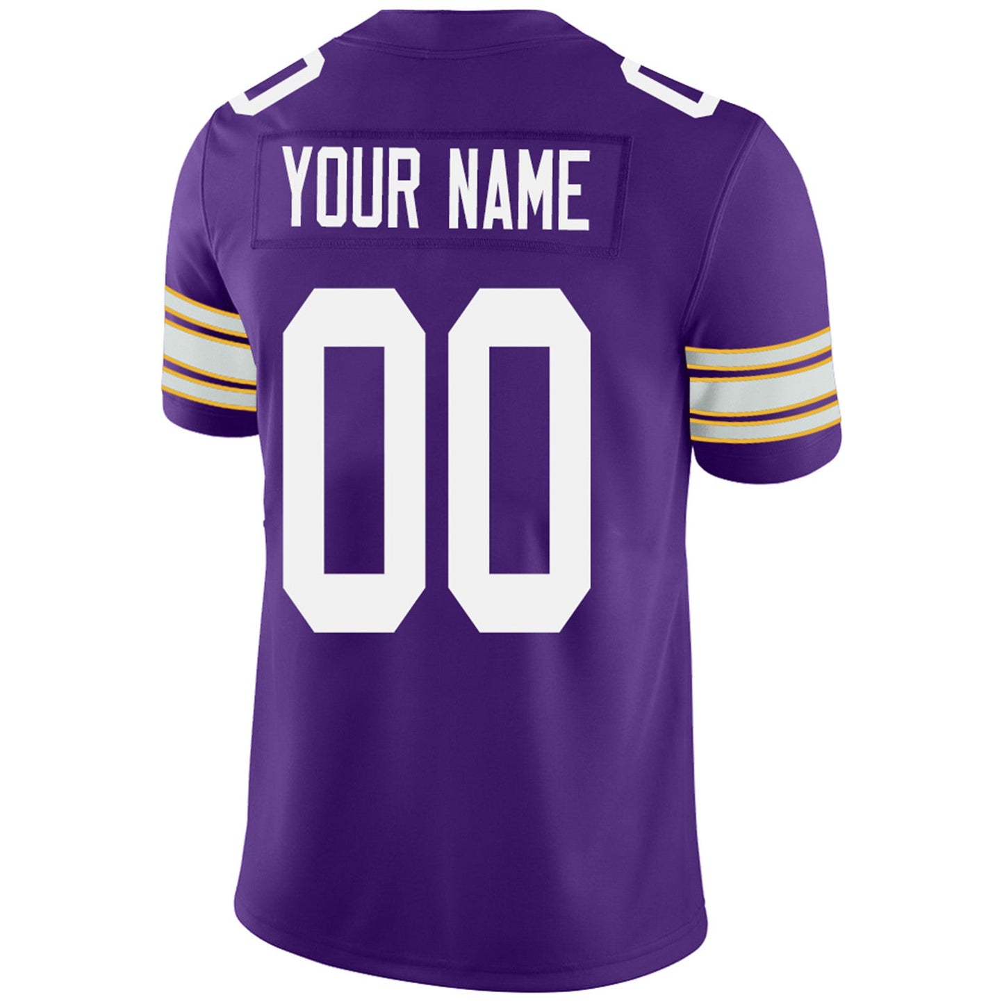 Custom MN.Vikings Football Jerseys Team Player or Personalized Design Your Own Name for Men's Women's Youth Jerseys Purple