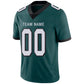 Custom P.Eagles Football Jerseys Team Player or Personalized Design Your Own Name for Men's Women's Youth Jerseys Green