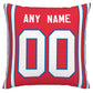Custom B.Bills Pillow Royal Football Team Decorative Throw Pillow Case Print Personalized Football Style Fans Letters & Number Birthday Gift Football Pillows