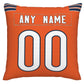 Custom C.Bears Pillow Decorative Throw Pillow Case - Print Personalized Football Team Fans Name & Number Birthday Gift Football Pillows