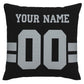 Custom LV.Raiders Pillow Decorative Throw Pillow Case - Print Personalized Football Team Fans Name & Number Birthday Gift Football Pillows