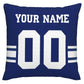 Custom NY.Giants Pillow Decorative Throw Pillow Case - Print Personalized Football Team Fans Name & Number Birthday Gift Football Pillows