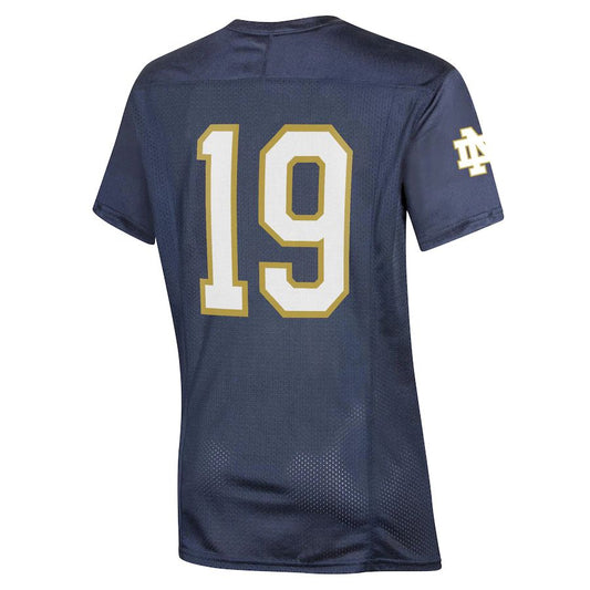 #19 N.Dame Fighting Irish Under Armour Replica Jersey Navy Stitched American College Jerseys