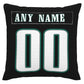 Custom P.Eagles Pillow Decorative Throw Pillow Case - Print Personalized Football Team Fans Name & Number Birthday Gift Football Pillows