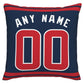 Custom H.Texans Pillow Decorative Throw Pillow Case - Print Personalized Football Team Fans Name & Number Birthday Gift Football Pillows