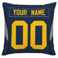 Custom GB.Packers Pillow Decorative Throw Pillow Case - Print Personalized Football Team Fans Name & Number Birthday Gift Football Pillows