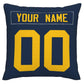 Custom GB.Packers Pillow Decorative Throw Pillow Case - Print Personalized Football Team Fans Name & Number Birthday Gift Football Pillows