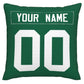 Custom GB.Packers Pillow Decorative Throw Pillow Case - Print Personalized Football Team Fans Name & Number Birthday Gift Football Pillows