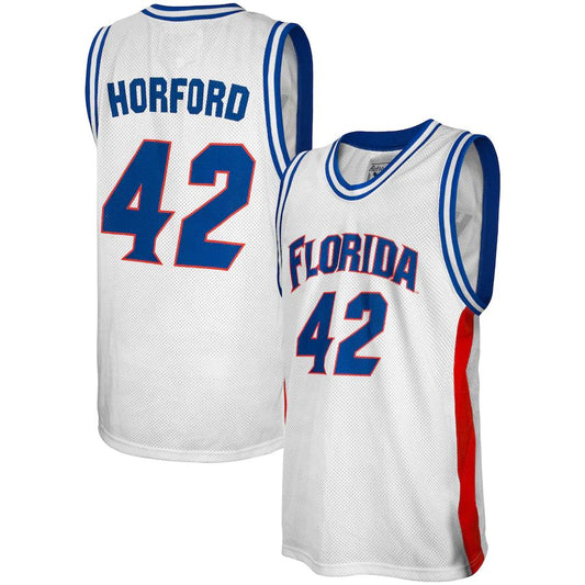 F.Gators #42 Al Horford Original Retro Brand Alumni Basketball Jersey White Stitched American College Jerseys