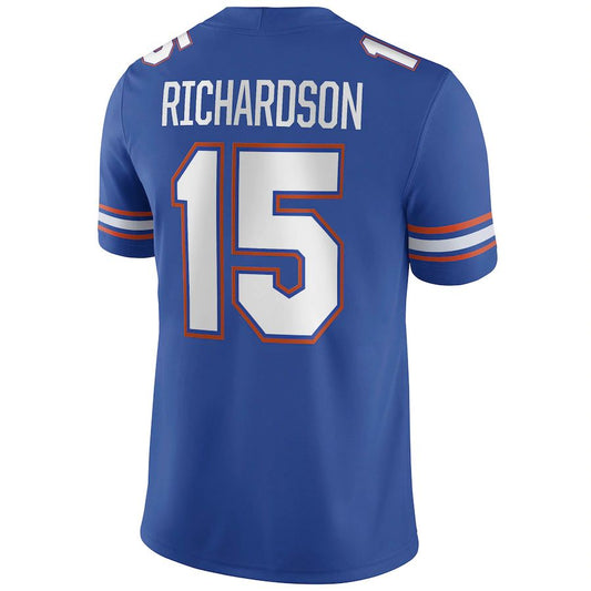 F.Gators #15 Anthony Richardson Jordan Brand NIL Replica Football Jersey  Royal Stitched American College Jerseys