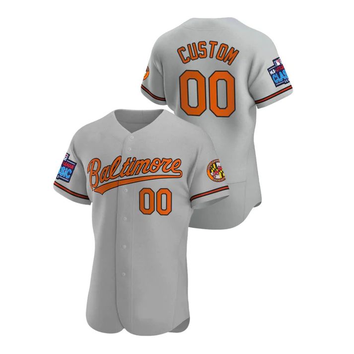 Baseball Jerseys Custom Baltimore Orioles 2022 Little League Classic Gray Stitched Jersey