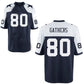 D.Cowboys #80 Rico Gathers Navy Blue Thanksgiving Alternate Stitched Elite Jersey Fashion Jersey American Jerseys