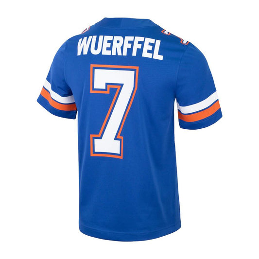 F.Gators #7 Danny Wuerffel Jordan Brand Ring of Honor Replica Jersey Royal Stitched American College Jerseys