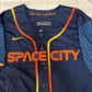 Baseball Jerseys New Houston Astros 44 Yordan Alvarez Navy Stitched 2022 Space City Connect Jerseys