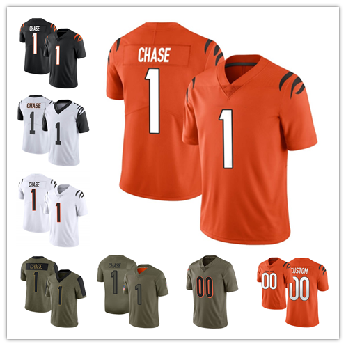 Men's #1 Ja'Marr Chase C.Bengal Limited Stitched Jerseys Football