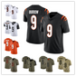 Men's #9 Joe Burrow C.Bengal Limited Stitched Jerseys Football