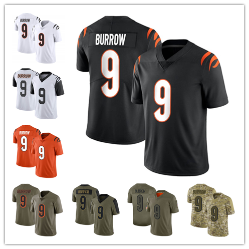 Men's #9 Joe Burrow C.Bengal Limited Stitched Jerseys Football