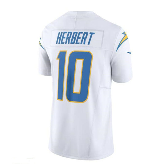 LA.Chargers #10 Justin Herbert Vapor F.U.S.E. Limited Jersey - White Stitched American Football Jerseys