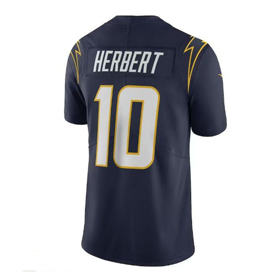 LA.Chargers #10 Justin Herbert Vapor Limited Jersey - Navy Stitched American Football Jerseys