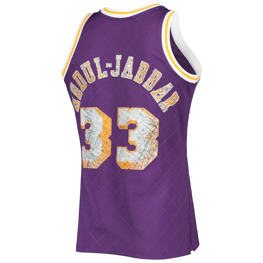 Maillot Mitchell & Ness Kareem Abdul-Jabbar Lakers – Taille M, Jaune, Neuf Avec étiquette