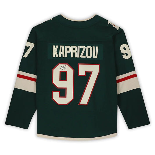 Men's Minnesota Wild Kirill Kaprizov Fanatics Branded Green Home Breakaway  Replica Jersey