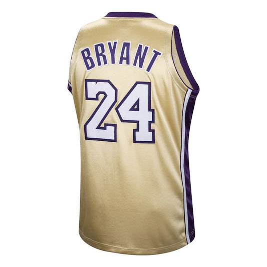 LA.Lakers #24 Kobe Bryant Mitchell & Ness Hall of Fame Class of 2020  Classics Jersey Gold Stitched American Basketball Jersey