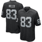 L.Raiders #83 Darren Waller Black Game Player Jersey Stitched American Football Jerseys