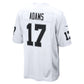 L.Raiders #17 Davante Adams White Game Jersey Stitched American Football Jerseys