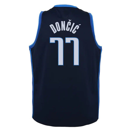 Dallas Mavericks #77 Luka Doncic Blue 2019 City Edition Stitched NBA Jersey