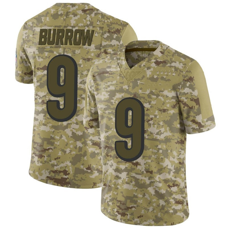 Men's #9 Joe Burrow C.Bengal Limited Stitched Jerseys Football
