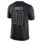 NE.Patriots #10 Mac Jones Black RFLCTV Limited Jersey Stitched American Football Jerseys