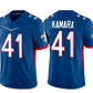 NO.Saints #41 Alvin Kamara Blue 2022 Pro Bowl Vapor Untouchable Stitched Limited Jersey American Football Jersey