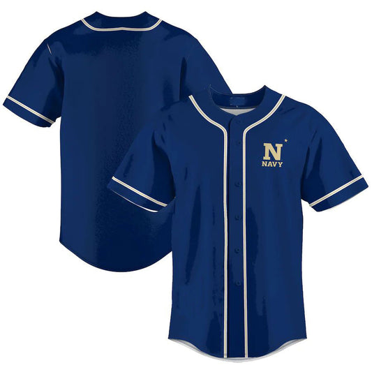 N.Midshipmen Baseball Jersey Navy Stitched American College Jerseys