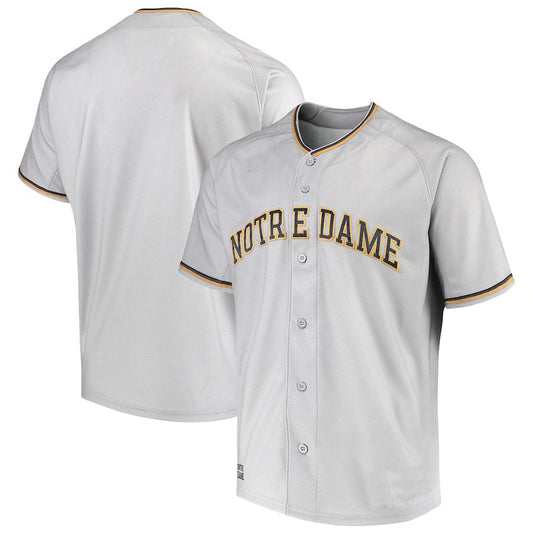 N.Dame Fighting Irish Under Armour Performance Replica Baseball Jersey Gray Stitched American College Jerseys