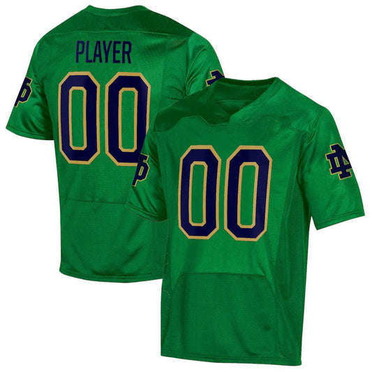 Custom N.Dame Fighting Irish Under Armour Pick-A-Player NIL Replica Kelly Green Football Jersey American Stitched College Jerseys