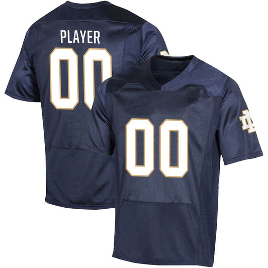 Custom N.Dame Fighting Irish Under Armour Pick-A-Player NIL Replica Navy Football Jersey American Stitched College Jerseys