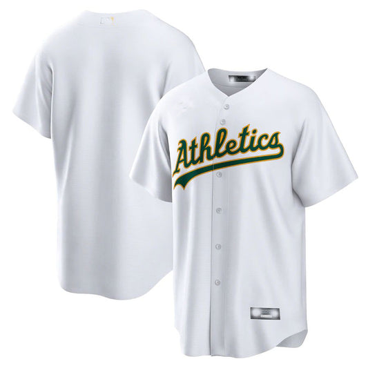 Oakland Athletics White Home Replica Team Jersey Baseball Jerseys