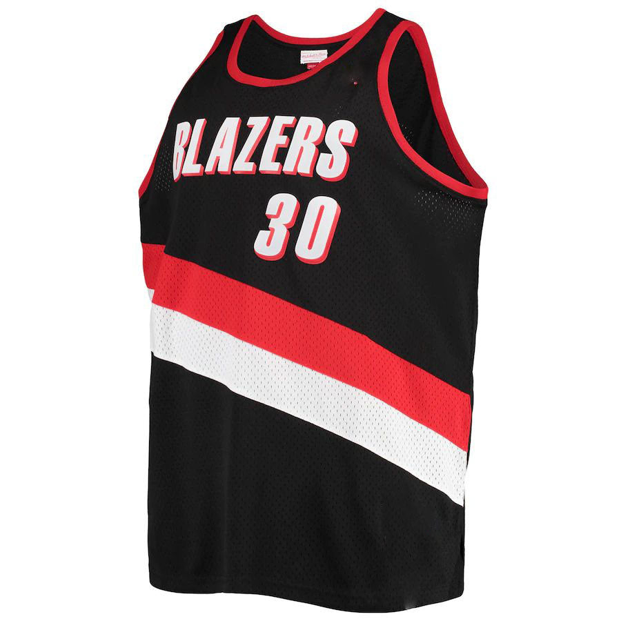 P.Trail Blazers #30 Rasheed Wallace Mitchell & Ness Big & Tall Hardwoo ...