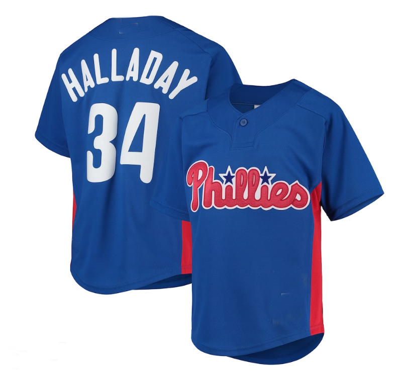 Mitchell & Ness Men's MLB Authentic Jersey Phillies 2010 Roy Halladay Jerseys