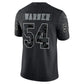 SF.49ers #54 Fred Warner Fred Warner Black RFLCTV Limited Jersey Stitched American Football Jersey