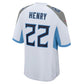 T.Titans #22 Derrick Henry White Player Game Jersey Stitched American Football Jerseys