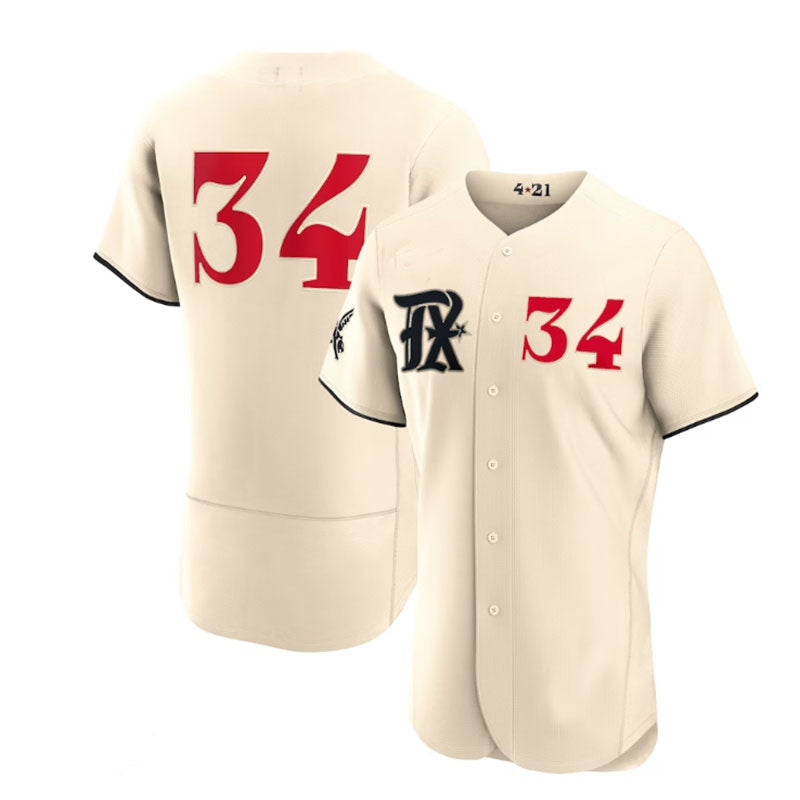 Texas Rangers #34 Nolan Ryan Cream 2023 City Connect Authentic Player ...