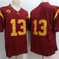 U.Trojans #13 Caleb Williams Red Stitched Jersey College Jerseys