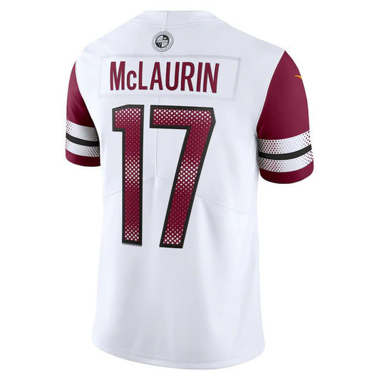 W.Commanders #17 Terry McLaurin  White Vapor Limited Jersey Stitched American Football Jerseys